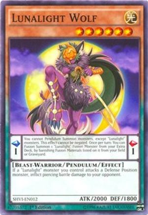 Lunalight Wolf [SHVI-EN012] Common - Yu-Gi-Oh! - Card Brawlers | Quebec | Canada |