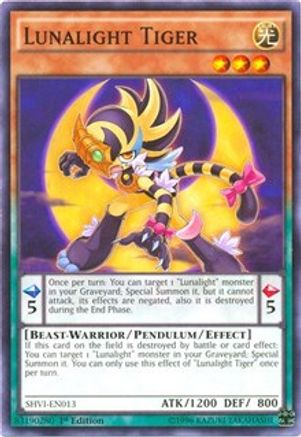 Lunalight Tiger [SHVI-EN013] Common - Yu-Gi-Oh! - Card Brawlers | Quebec | Canada |