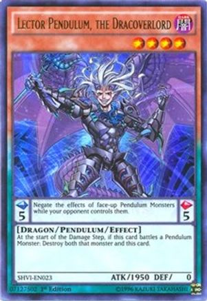 Lector Pendulum, the Dracoverlord [SHVI-EN023] Ultra Rare - Yu-Gi-Oh! - Card Brawlers | Quebec | Canada |