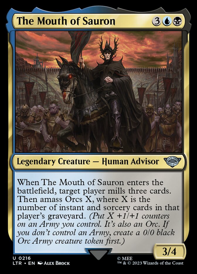 The Mouth of Sauron [The Lord of the Rings: Tales of Middle-Earth] - Magic: The Gathering - Card Brawlers | Quebec | Canada |