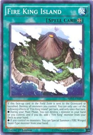 Fire King Island [SHVI-EN092] Common - Yu-Gi-Oh! - Card Brawlers | Quebec | Canada |