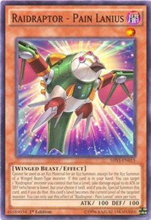 Raidraptor - Pain Lanius [SHVI-EN015] Common - Yu-Gi-Oh! - Card Brawlers | Quebec | Canada |