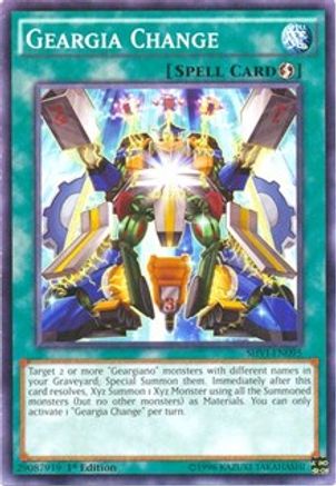 Geargia Change [SHVI-EN095] Common - Yu-Gi-Oh! - Card Brawlers | Quebec | Canada |