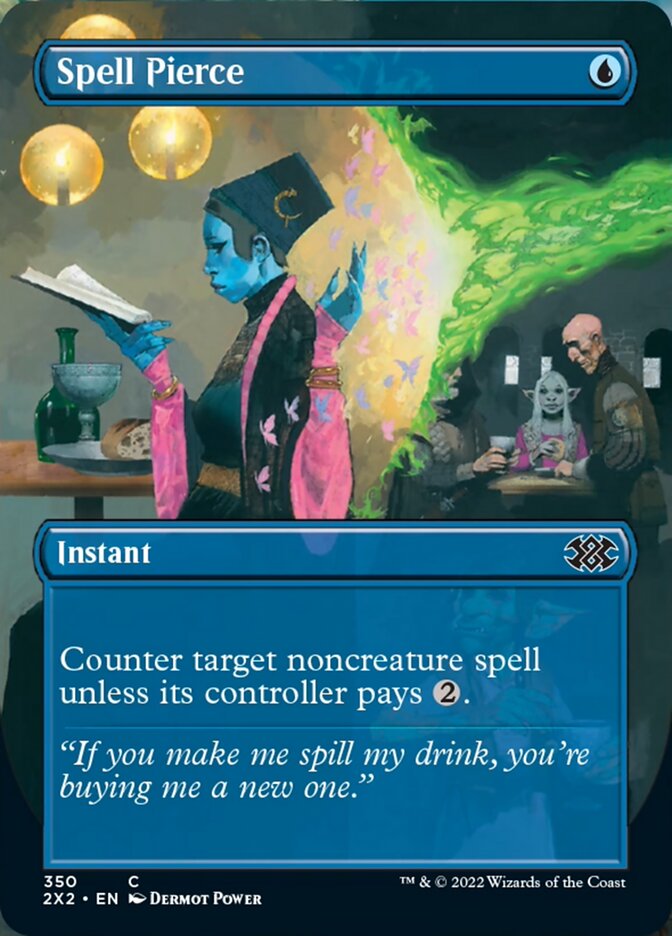 Spell Pierce (Borderless Alternate Art) [Double Masters 2022] - Magic: The Gathering - Card Brawlers | Quebec | Canada |