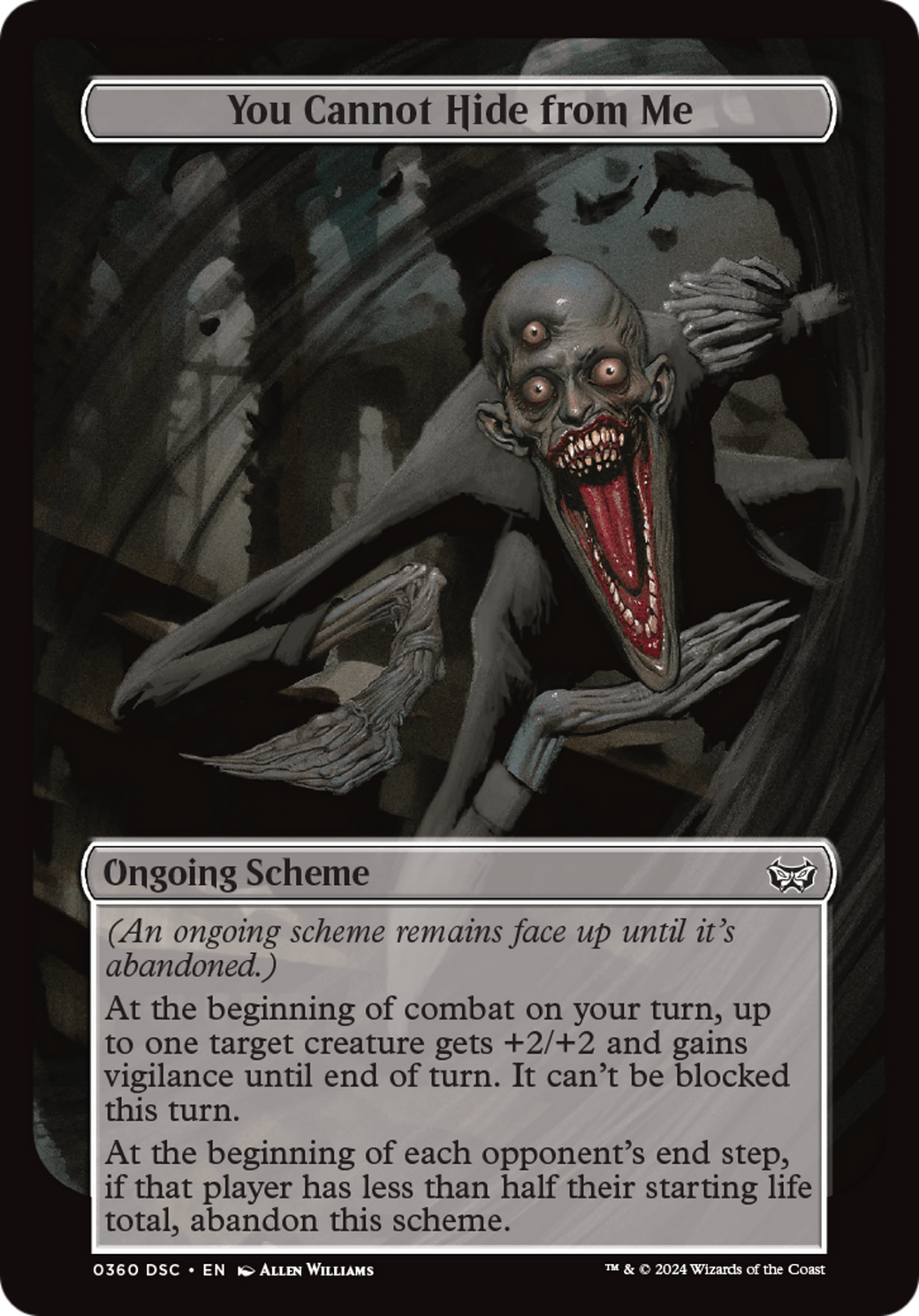 You Cannot Hide from Me (Full Art) [Duskmourn: Archenemy] - Magic: The Gathering - Card Brawlers | Quebec | Canada |
