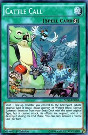 Cattle Call [SHVI-EN081] Super Rare - Yu-Gi-Oh! - Card Brawlers | Quebec | Canada |