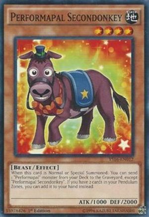 Performapal Secondonkey [YS16-EN012] Common - Yu-Gi-Oh! - Card Brawlers | Quebec | Canada |