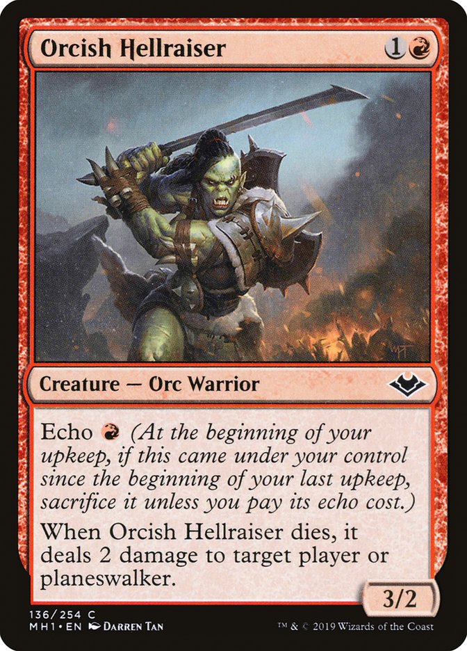 Orcish Hellraiser [Modern Horizons] - Magic: The Gathering - Card Brawlers | Quebec | Canada |