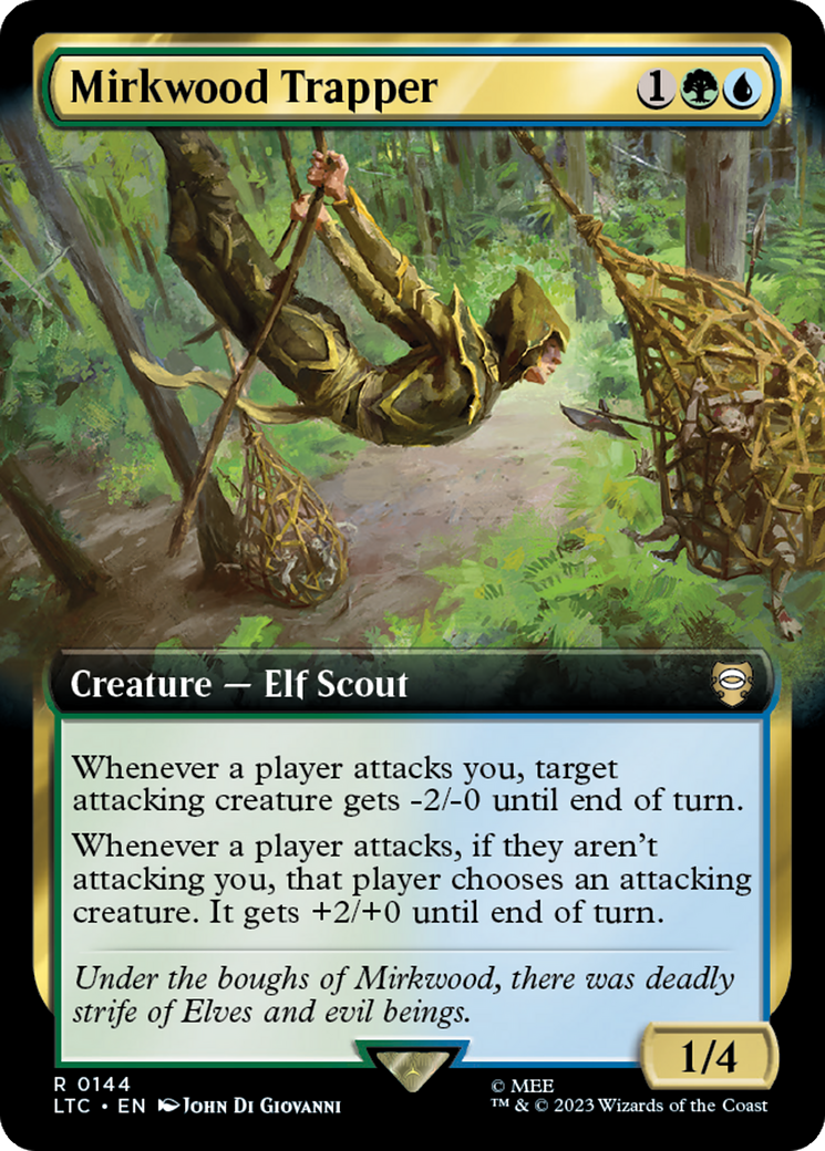 Mirkwood Trapper (Extended Art) [The Lord of the Rings: Tales of Middle-Earth Commander] - Magic: The Gathering - Card Brawlers | Quebec | Canada |
