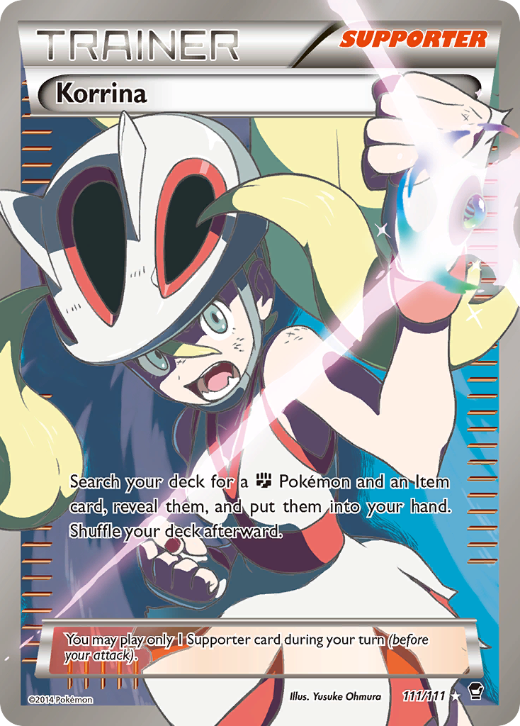 Korrina (111/111) [XY: Furious Fists] - Pokémon - Card Brawlers | Quebec | Canada |