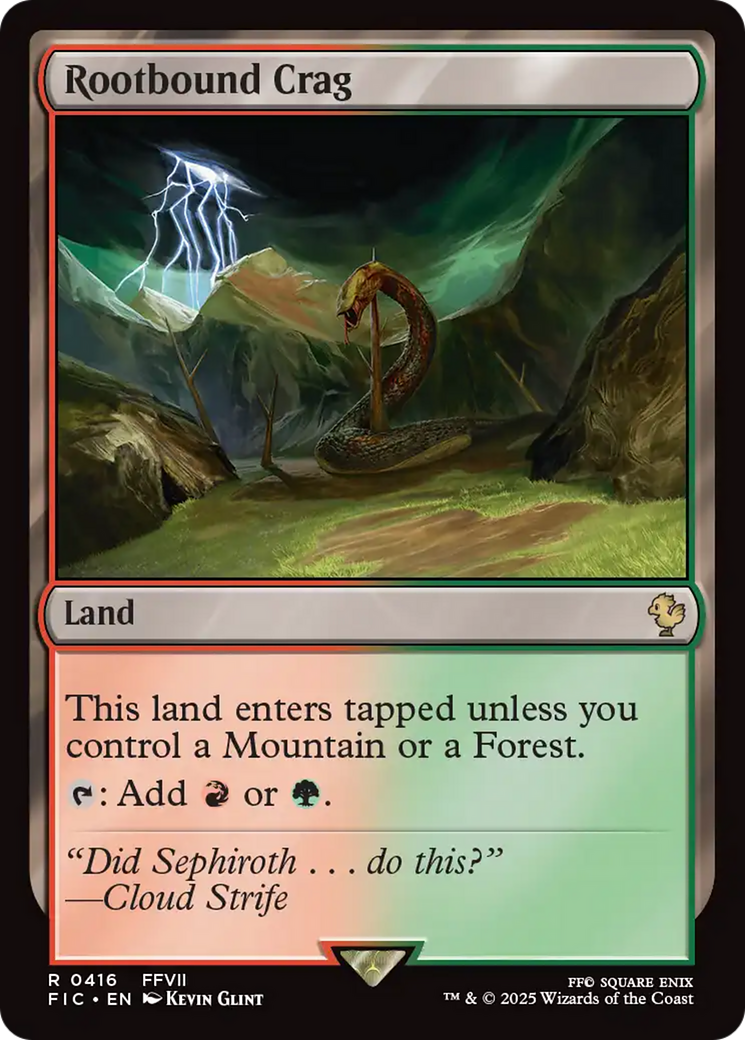 Rootbound Crag [FINAL FANTASY Commander] - Magic: The Gathering - Card Brawlers | Quebec | Canada |