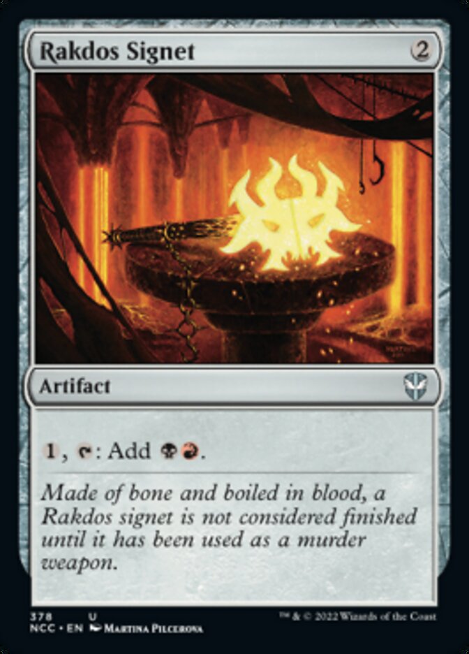 Rakdos Signet [Streets of New Capenna Commander] - Magic: The Gathering - Card Brawlers | Quebec | Canada |