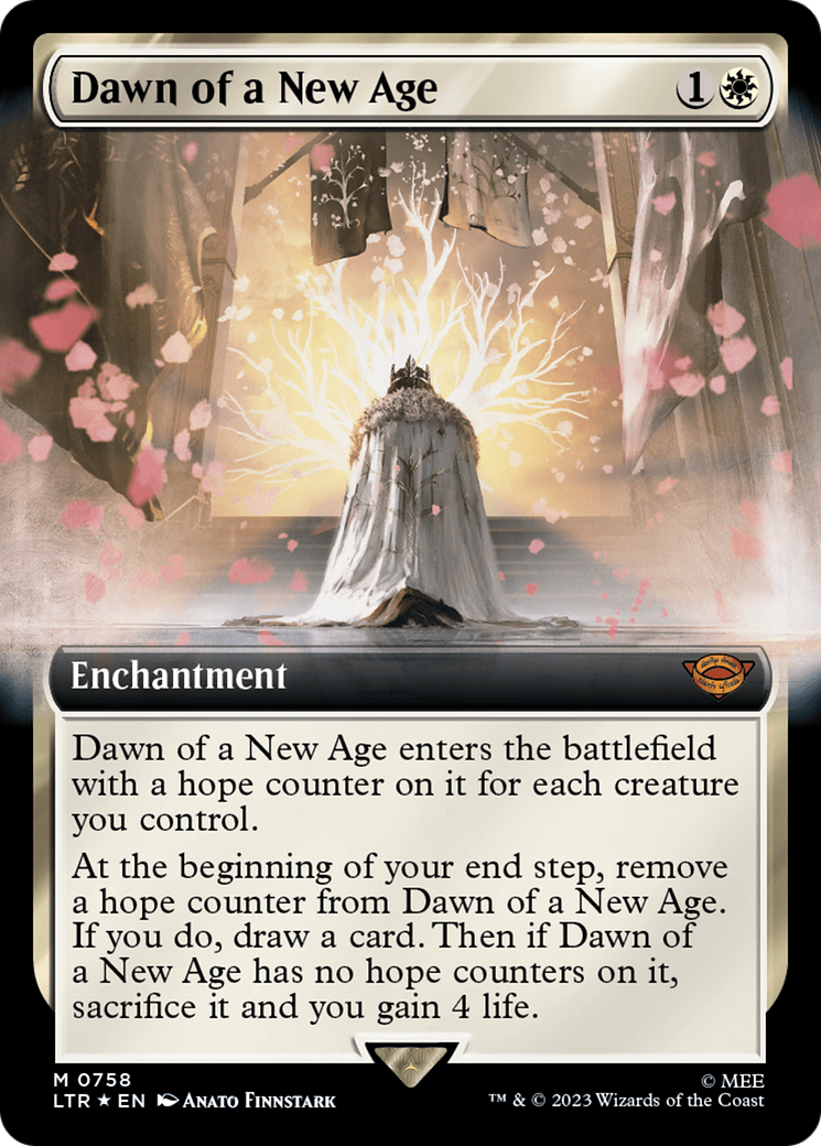 Dawn of a New Age (Extended Art) (Surge Foil) [The Lord of the Rings: Tales of Middle-Earth] - Magic: The Gathering - Card Brawlers | Quebec | Canada |