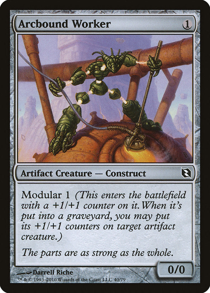 Arcbound Worker [Duel Decks: Elspeth vs. Tezzeret] - Magic: The Gathering - Card Brawlers | Quebec | Canada |