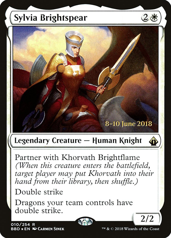 Sylvia Brightspear [Battlebond Prerelease Promos] - Magic: The Gathering - Card Brawlers | Quebec | Canada |