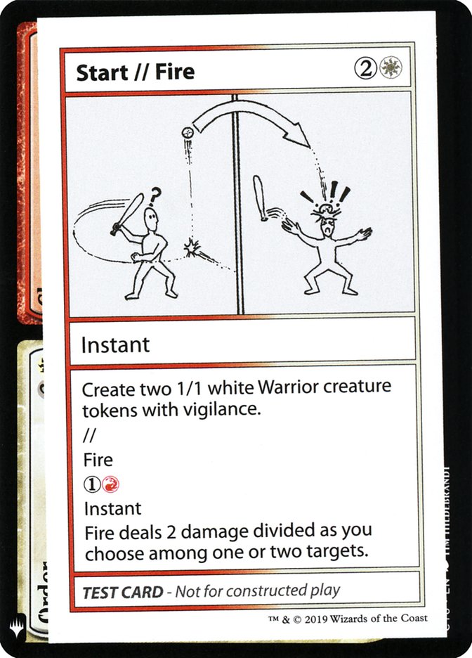 Start // Fire [Mystery Booster Playtest Cards] - Magic: The Gathering - Card Brawlers | Quebec | Canada |