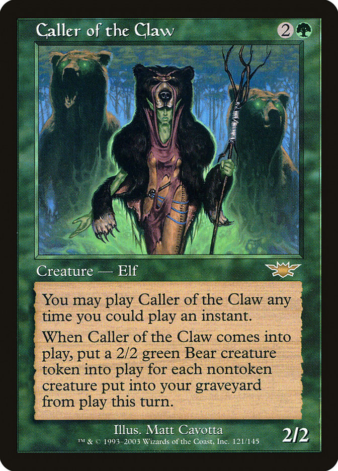 Caller of the Claw [Legions] - Magic: The Gathering - Card Brawlers | Quebec | Canada |