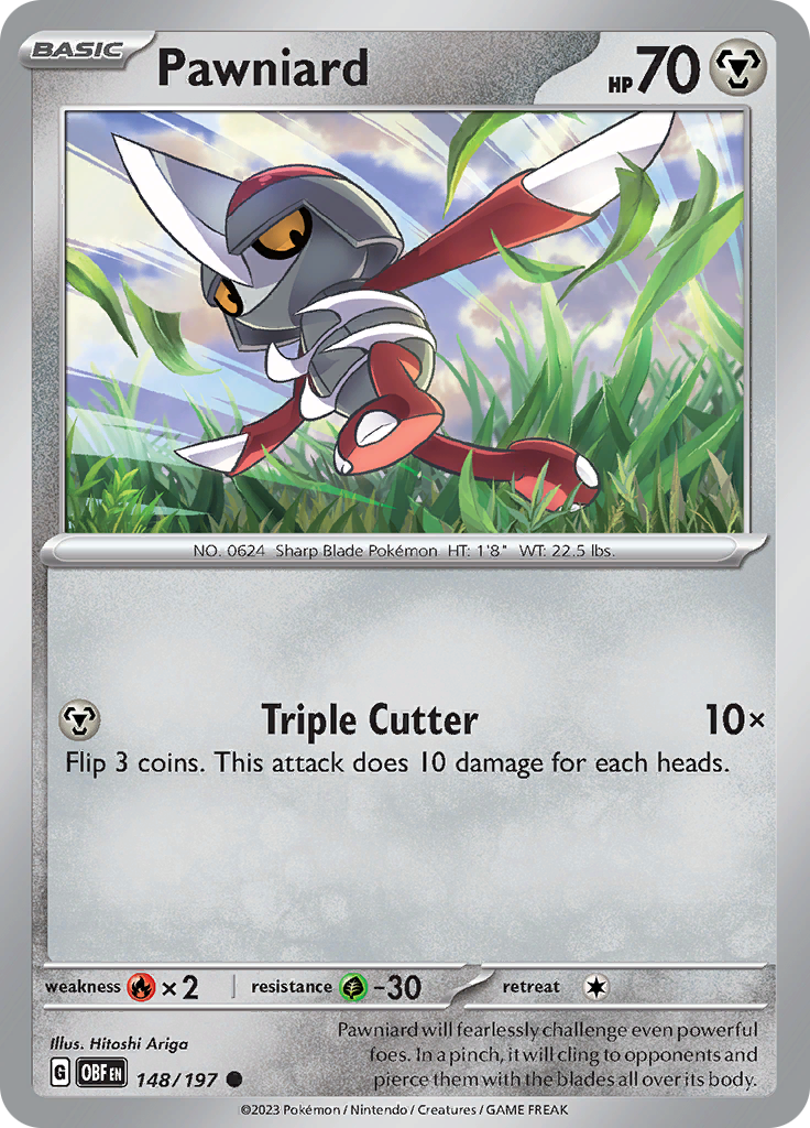 Pawniard (148/197) [Scarlet & Violet: Obsidian Flames] - Pokémon - Card Brawlers | Quebec | Canada |