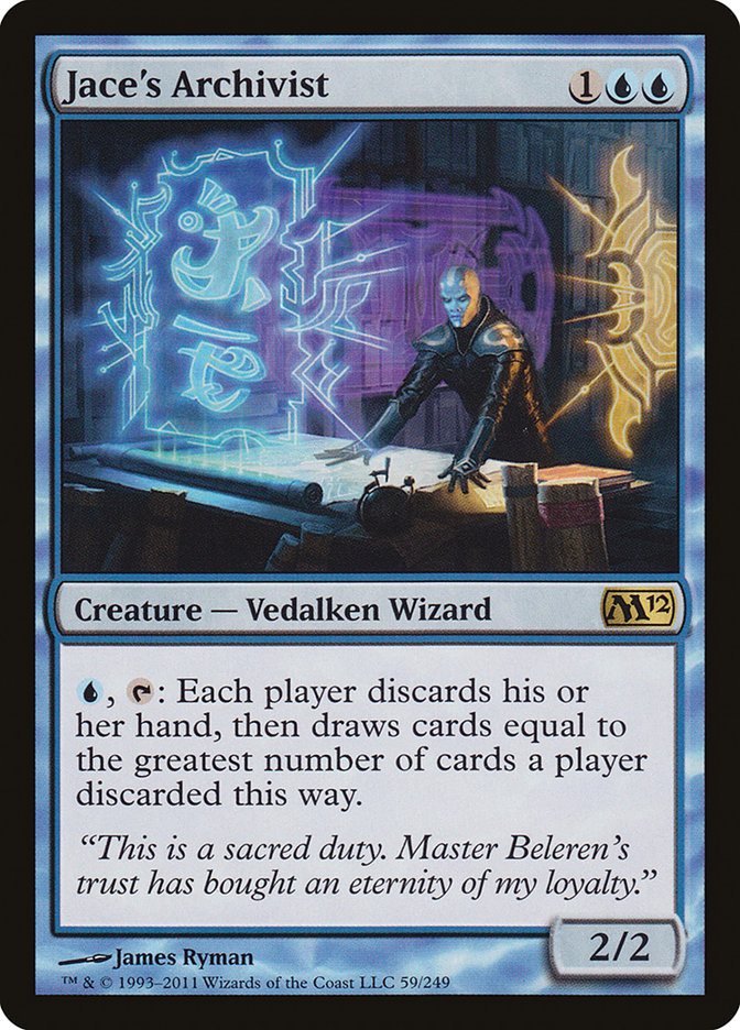 Jace's Archivist [Magic 2012] - Magic: The Gathering - Card Brawlers | Quebec | Canada |