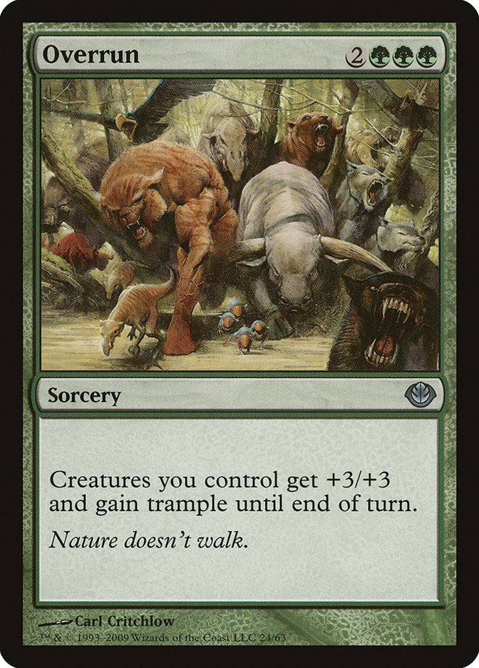 Overrun [Duel Decks: Garruk vs. Liliana] - Magic: The Gathering - Card Brawlers | Quebec | Canada |