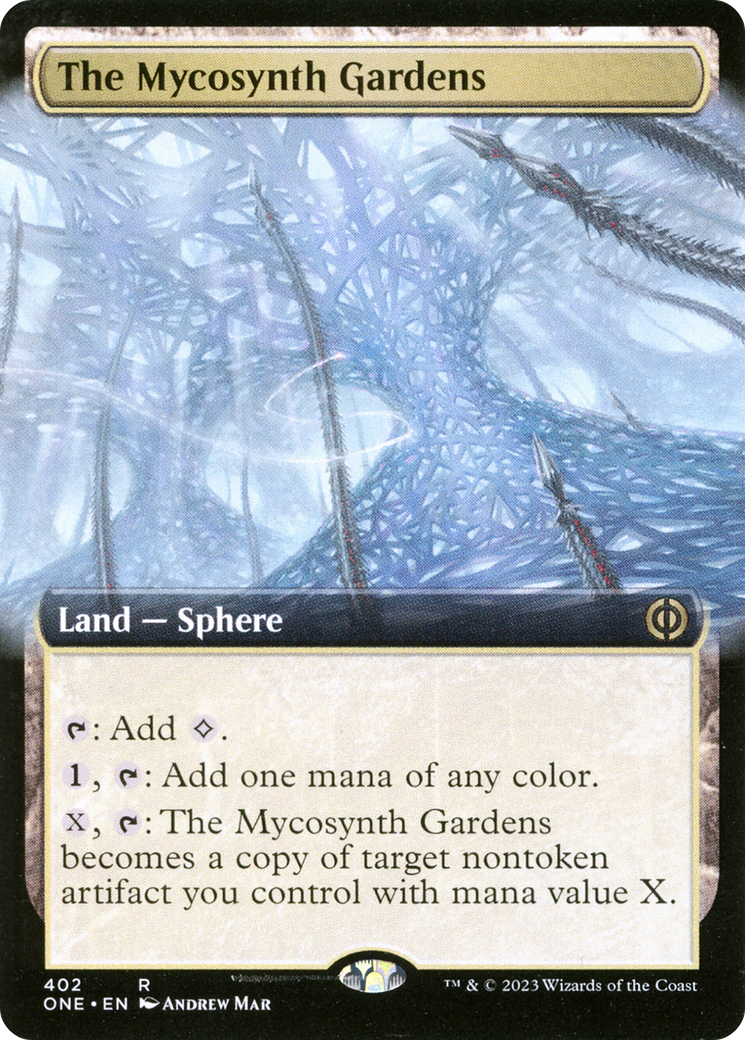 The Mycosynth Gardens (Extended Art) [Phyrexia: All Will Be One] - Magic: The Gathering - Card Brawlers | Quebec | Canada |