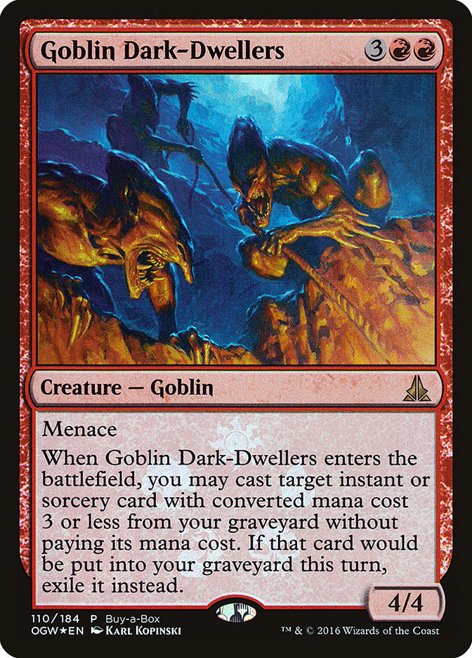 Goblin Dark-Dwellers (Buy-A-Box) [Oath of the Gatewatch Promos] - Magic: The Gathering - Card Brawlers | Quebec | Canada |