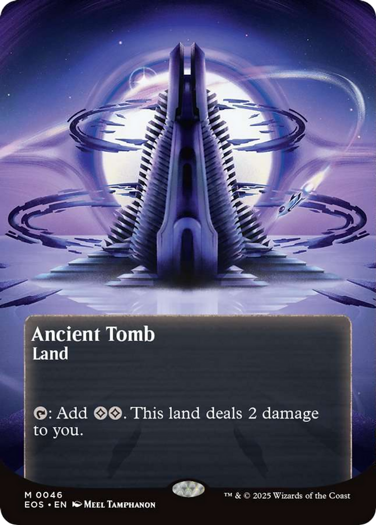Ancient Tomb (0046) (Borderless) [Edge of Eternities: Stellar Sights] - Magic: The Gathering - Card Brawlers | Quebec | Canada |