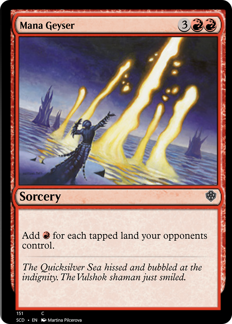Mana Geyser [Starter Commander Decks] - Magic: The Gathering - Card Brawlers | Quebec | Canada |