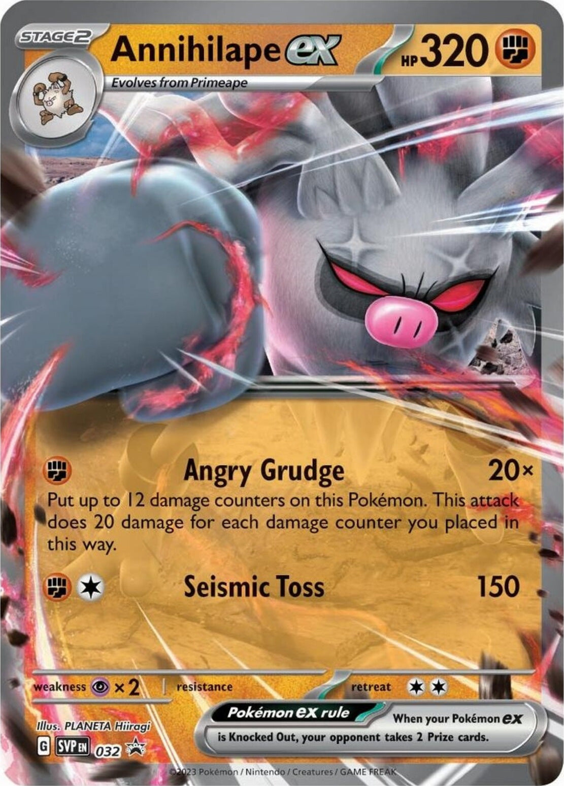 Annihilape ex (032) [Scarlet & Violet: Black Star Promos] - Pokémon - Card Brawlers | Quebec | Canada |
