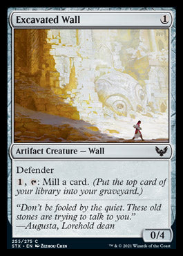 Excavated Wall [Strixhaven: School of Mages] - Magic: The Gathering - Card Brawlers | Quebec | Canada |