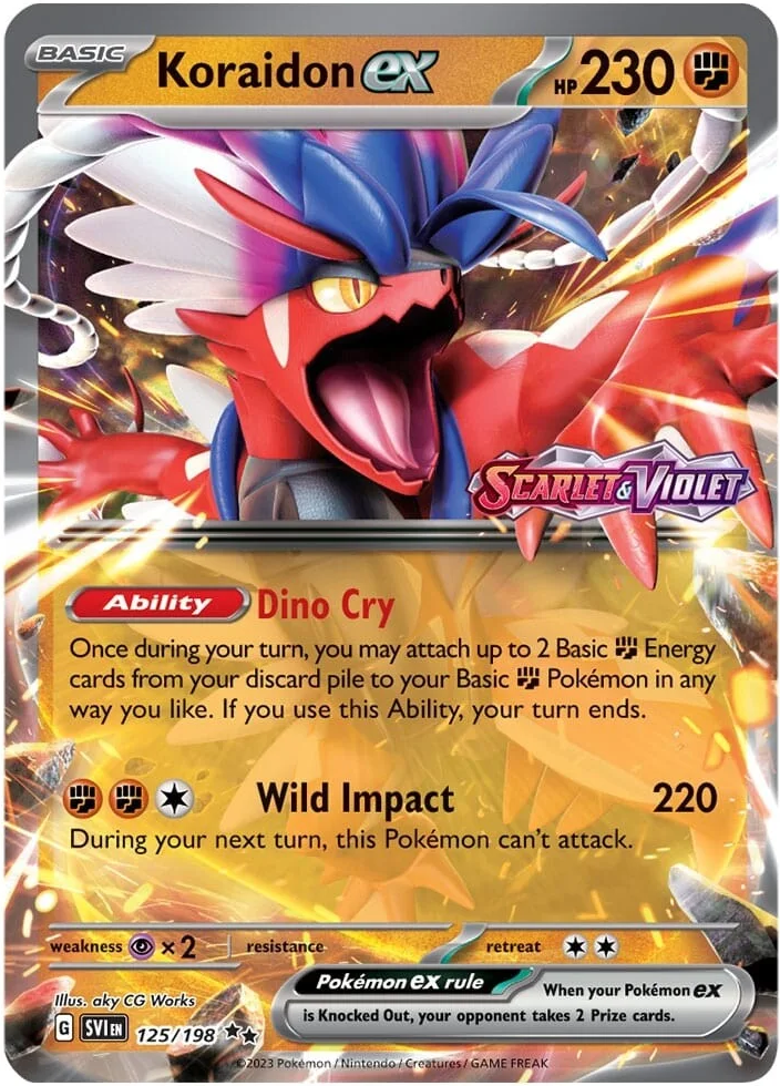 Koraidon ex (125/198) (Stamped) [Scarlet & Violet: Base Set] - Pokémon - Card Brawlers | Quebec | Canada |