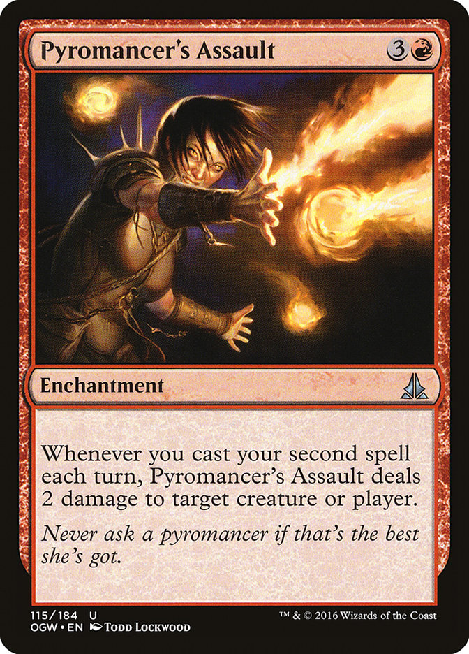 Pyromancer's Assault [Oath of the Gatewatch] - Magic: The Gathering - Card Brawlers | Quebec | Canada |