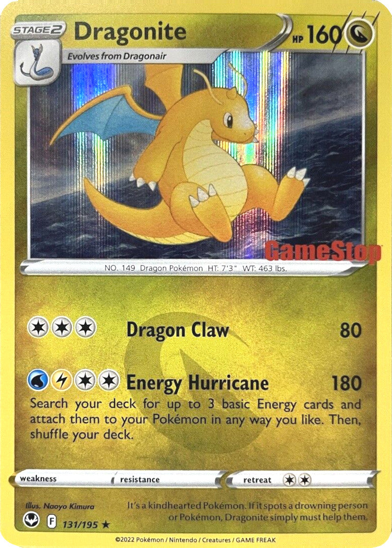 Dragonite (131/195) (GameStop Exclusive) [Sword & Shield: Silver Tempest] - Pokémon - Card Brawlers | Quebec | Canada |
