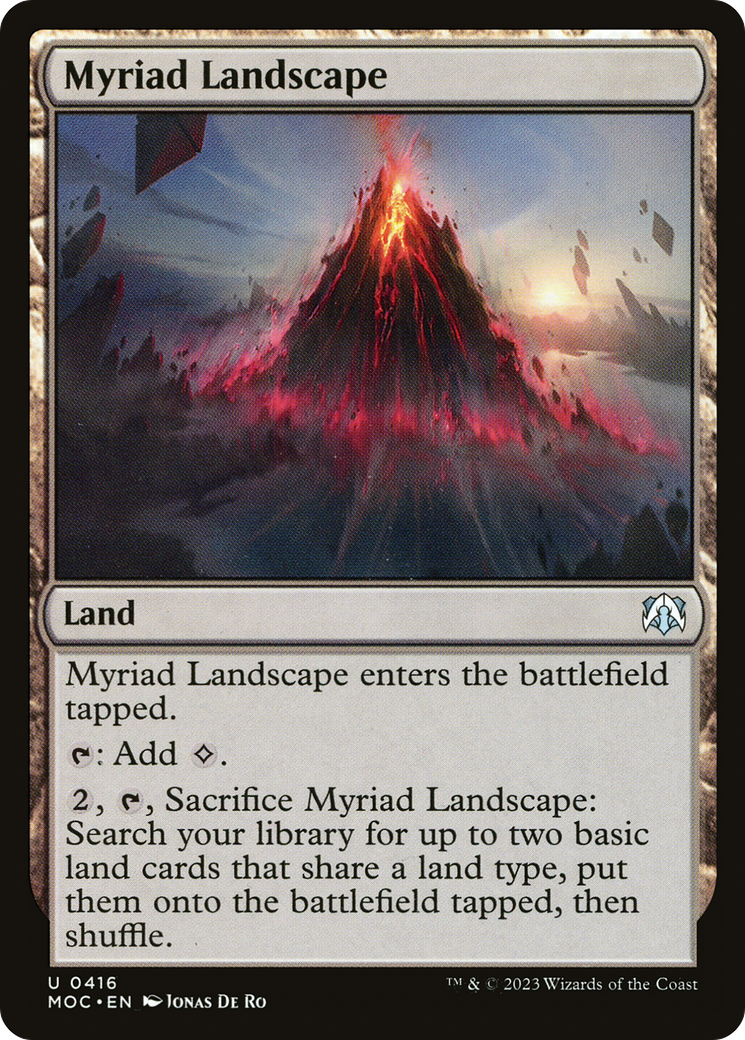 Myriad Landscape [March of the Machine Commander] - Magic: The Gathering - Card Brawlers | Quebec | Canada |