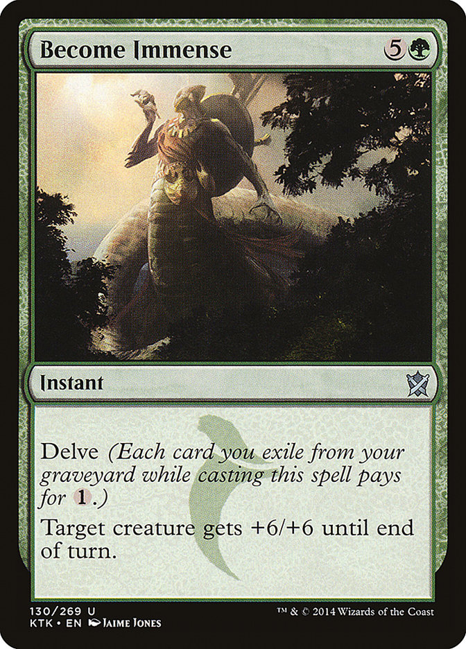 Become Immense [Khans of Tarkir] - Magic: The Gathering - Card Brawlers | Quebec | Canada |