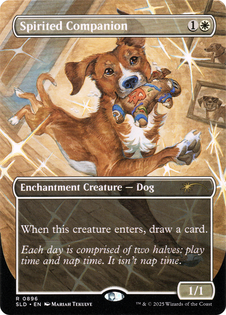 Spirited Companion (0896) (Rainbow Foil) [Secret Lair Drop Series] - Magic: The Gathering - Card Brawlers | Quebec | Canada |