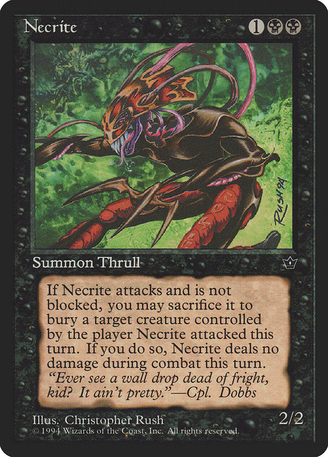 Necrite (Christopher Rush) [Fallen Empires] - Magic: The Gathering - Card Brawlers | Quebec | Canada |