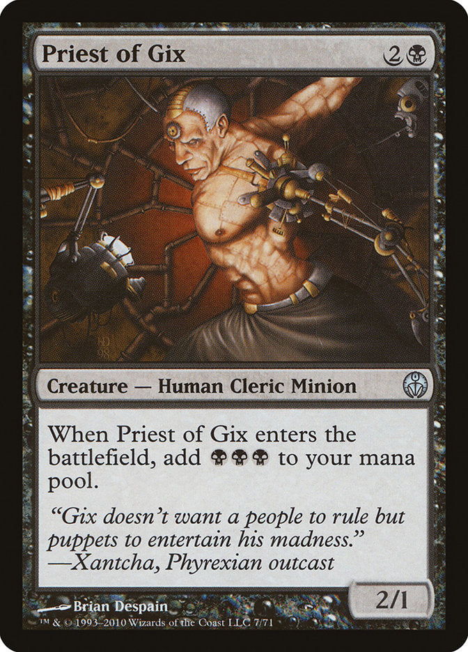Priest of Gix [Duel Decks: Phyrexia vs. the Coalition] - Magic: The Gathering - Card Brawlers | Quebec | Canada |