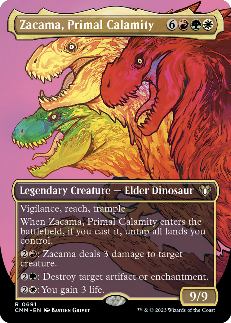 Zacama, Primal Calamity (Borderless Profile) [Commander Masters] - Magic: The Gathering - Card Brawlers | Quebec | Canada |