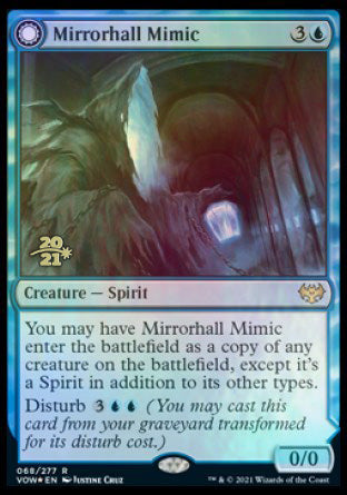 Mirrorhall Mimic // Ghastly Mimicry [Innistrad: Crimson Vow Prerelease Promos] - Magic: The Gathering - Card Brawlers | Quebec | Canada |