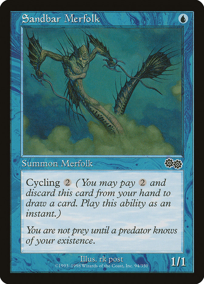 Sandbar Merfolk [Urza's Saga] - Magic: The Gathering - Card Brawlers | Quebec | Canada |