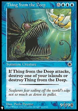 Thing from the Deep [The List] - Magic: The Gathering - Card Brawlers | Quebec | Canada |