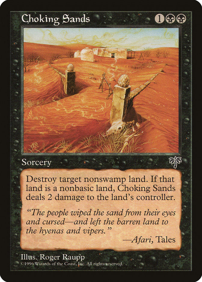 Choking Sands [Mirage] - Magic: The Gathering - Card Brawlers | Quebec | Canada |