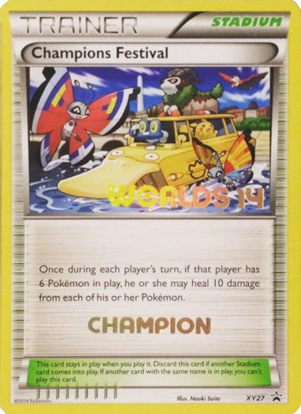 Champions Festival (XY27) (2014 Champion) [XY: Black Star Promos] - Pokémon - Card Brawlers | Quebec | Canada |