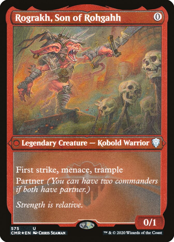 Rograkh, Son of Rohgahh (Etched) [Commander Legends] - Magic: The Gathering - Card Brawlers | Quebec | Canada |