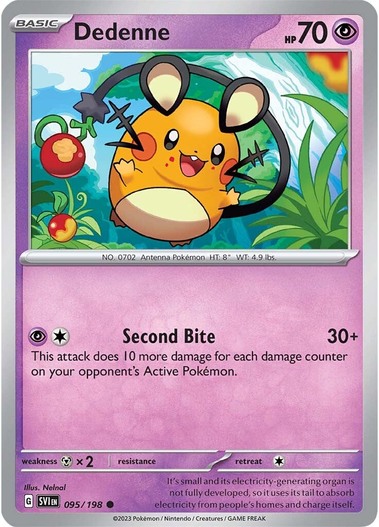 Dedenne (095/198) [Scarlet & Violet: Base Set] - Pokémon - Card Brawlers | Quebec | Canada |