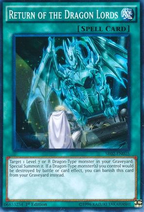 Return of the Dragon Lords [SR02-EN025] Super Rare - Yu-Gi-Oh! - Card Brawlers | Quebec | Canada |