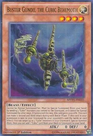 Buster Gundil the Cubic Behemoth [MVP1-EN035] Ultra Rare