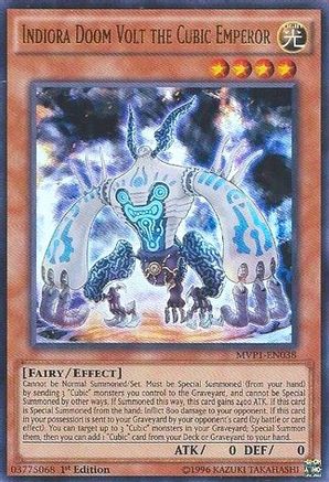 Indiora Doom Volt the Cubic Emperor [MVP1-EN038] Ultra Rare - Yu-Gi-Oh! - Card Brawlers | Quebec | Canada |