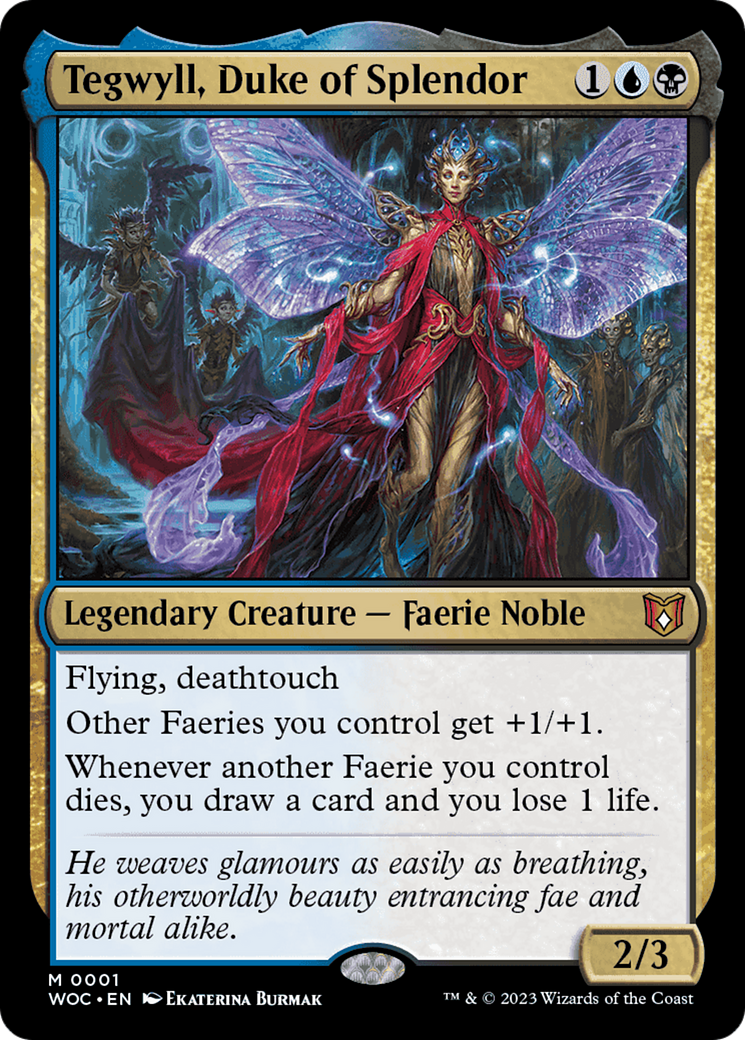 Tegwyll, Duke of Splendor [Wilds of Eldraine Commander] - Magic: The Gathering - Card Brawlers | Quebec | Canada |